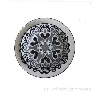 Hot Sale Pad Pringing Dinner Set Keramikplatten